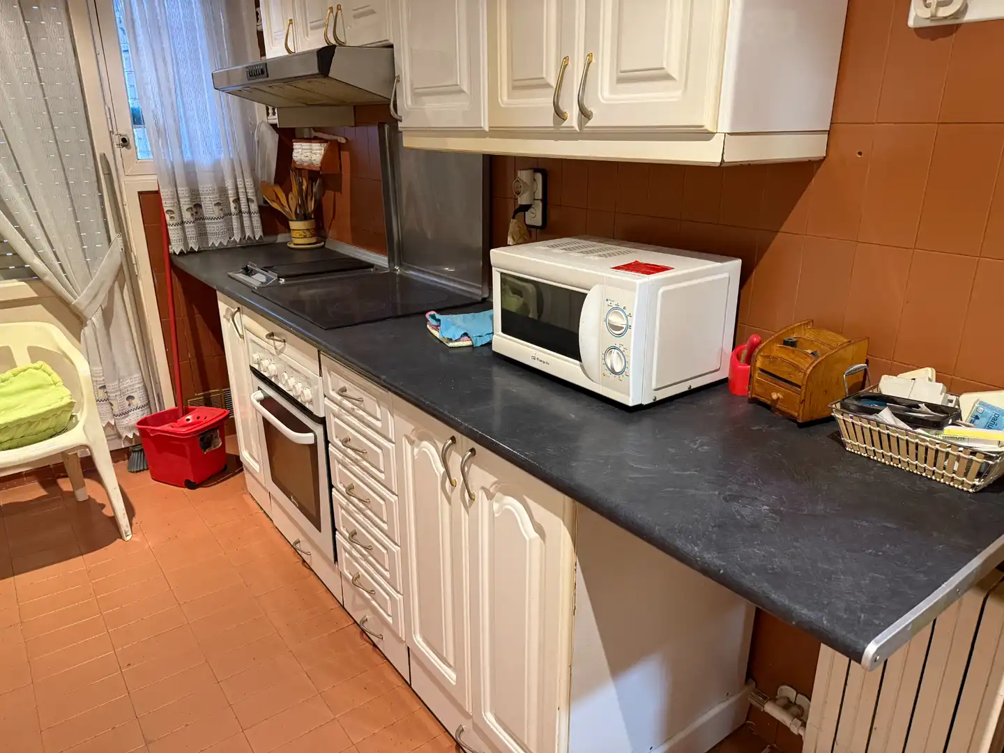 Cocina de Casa adosada en venta en Utebo con Aire acondicionado, Calefacción y Jardín privado