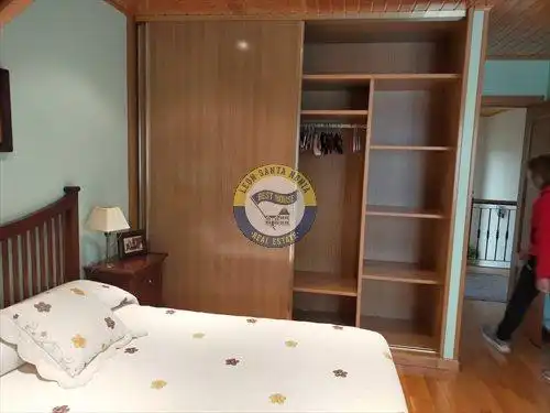 Bedroom of Houses for sale in Santovenia de la Valdoncina  with Heating, Terrace and Furnished