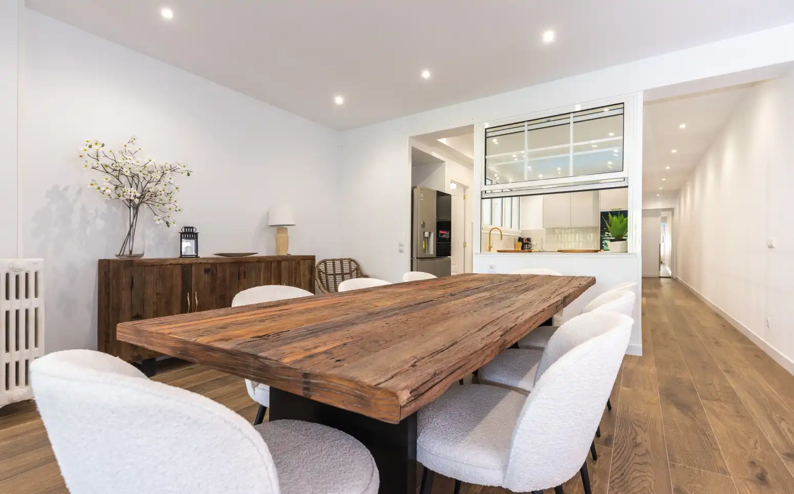 Dining room of Flat for rent in Oviedo   with Heating and Terrace