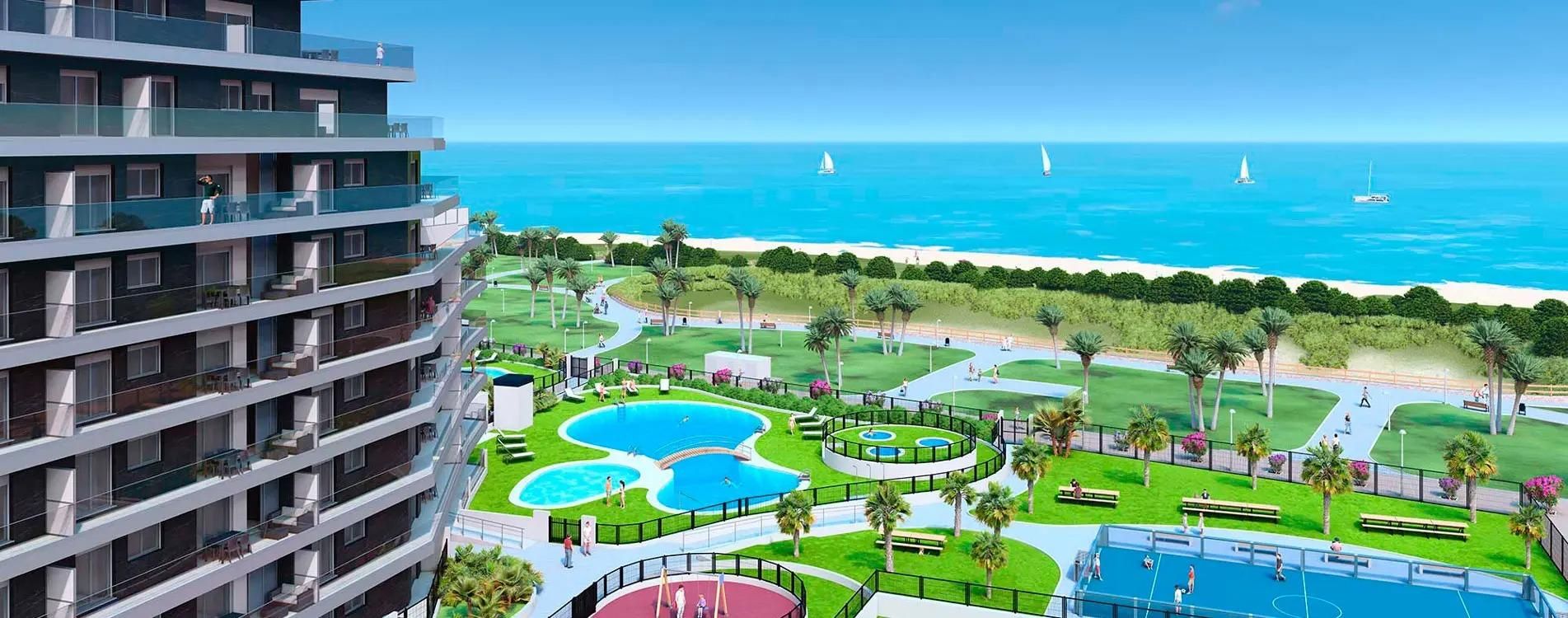 Garden of Apartment for sale in Cabanes  with Air Conditioner, Heating and Private garden
