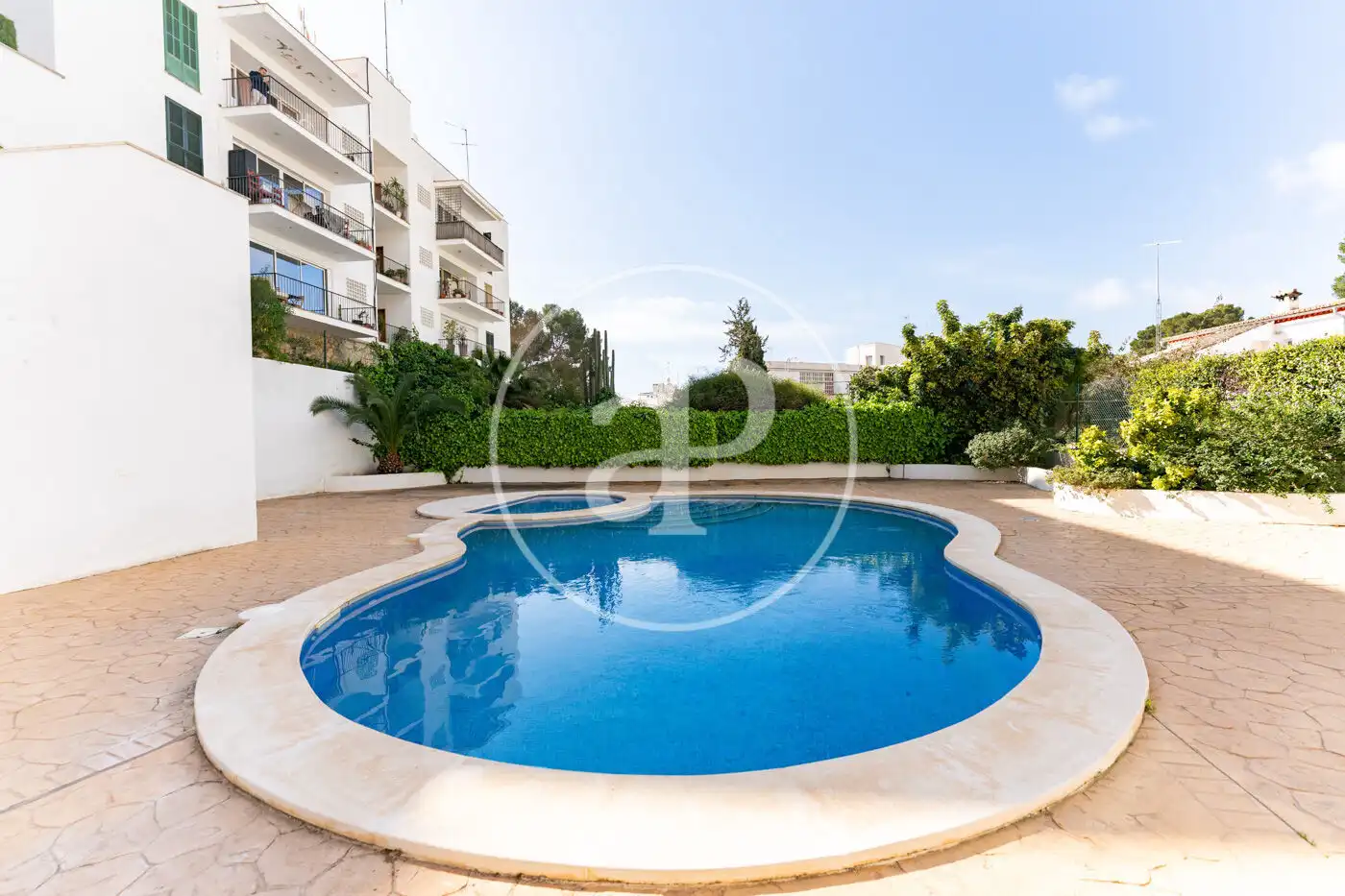 Swimming pool of Flat for rent in  Palma de Mallorca  with Air Conditioner, Heating and Private garden