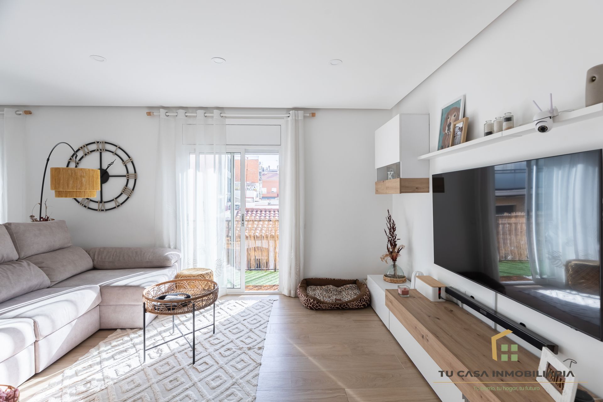 Living room of Flat for sale in Sant Joan Despí  with Air Conditioner and Terrace