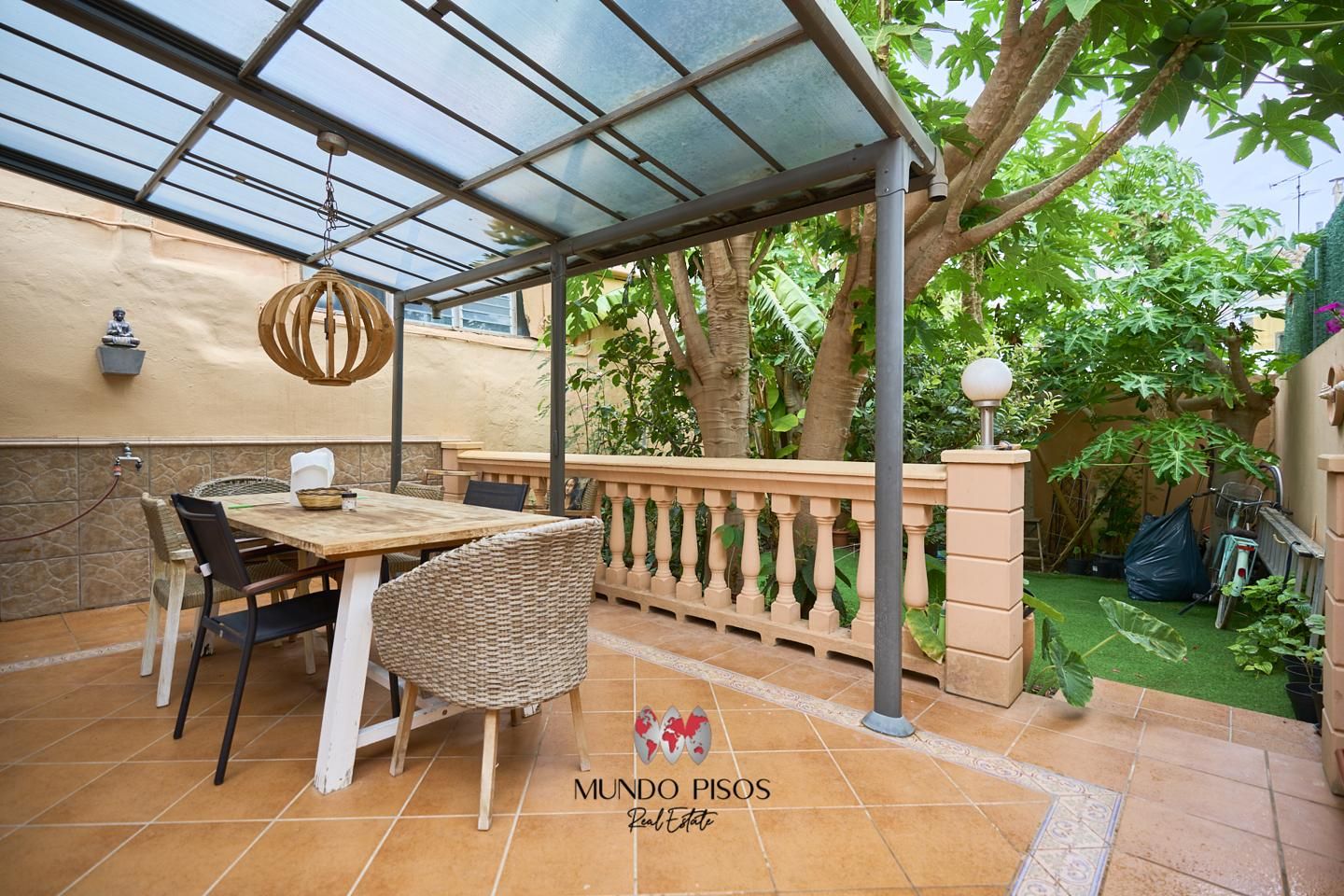 Terrace of Single-family semi-detached for sale in  Palma de Mallorca  with Air Conditioner, Heating and Private garden