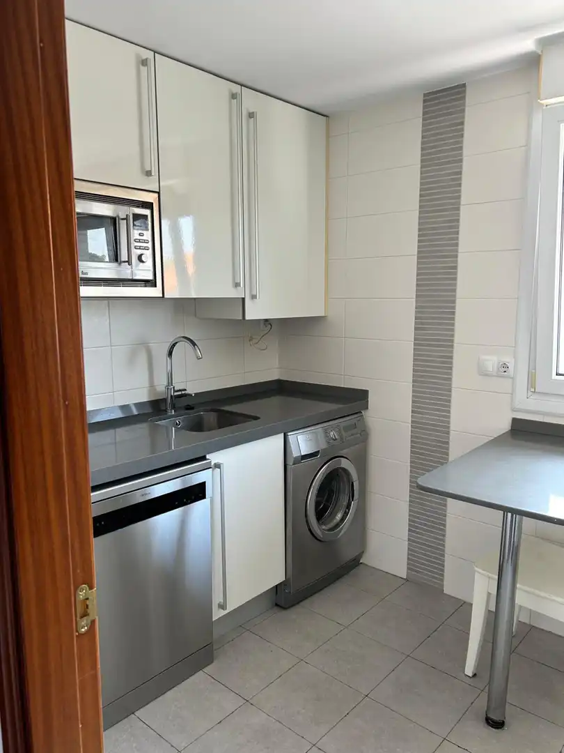 Kitchen of Flat for rent in Miengo  with Terrace, Storage room and Furnished