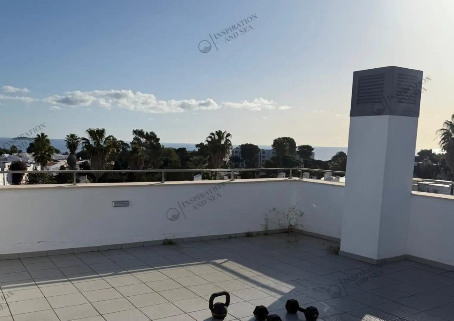 Terrassa de Àtic de lloguer en Santa Eulària des Riu amb Aire condicionat, Calefacció i Terrassa