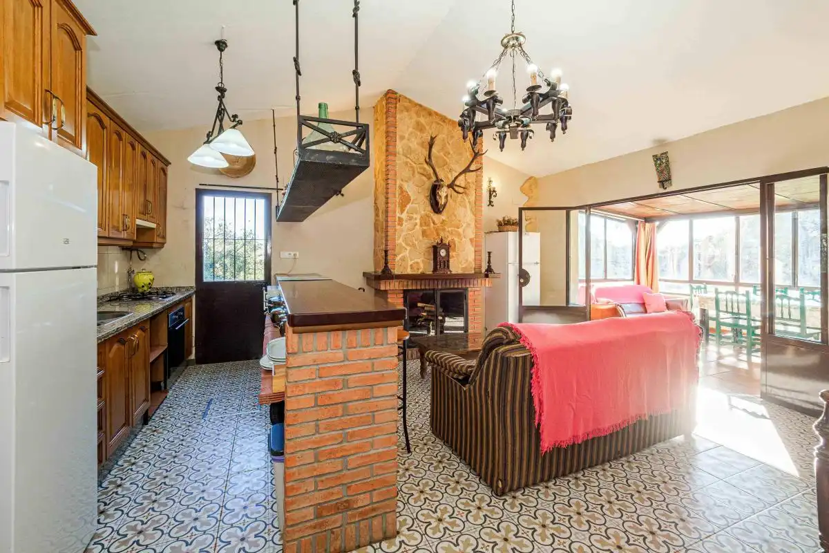 Cocina de Finca rústica en venta en Aracena con Aire acondicionado, Calefacción y Jardín privado