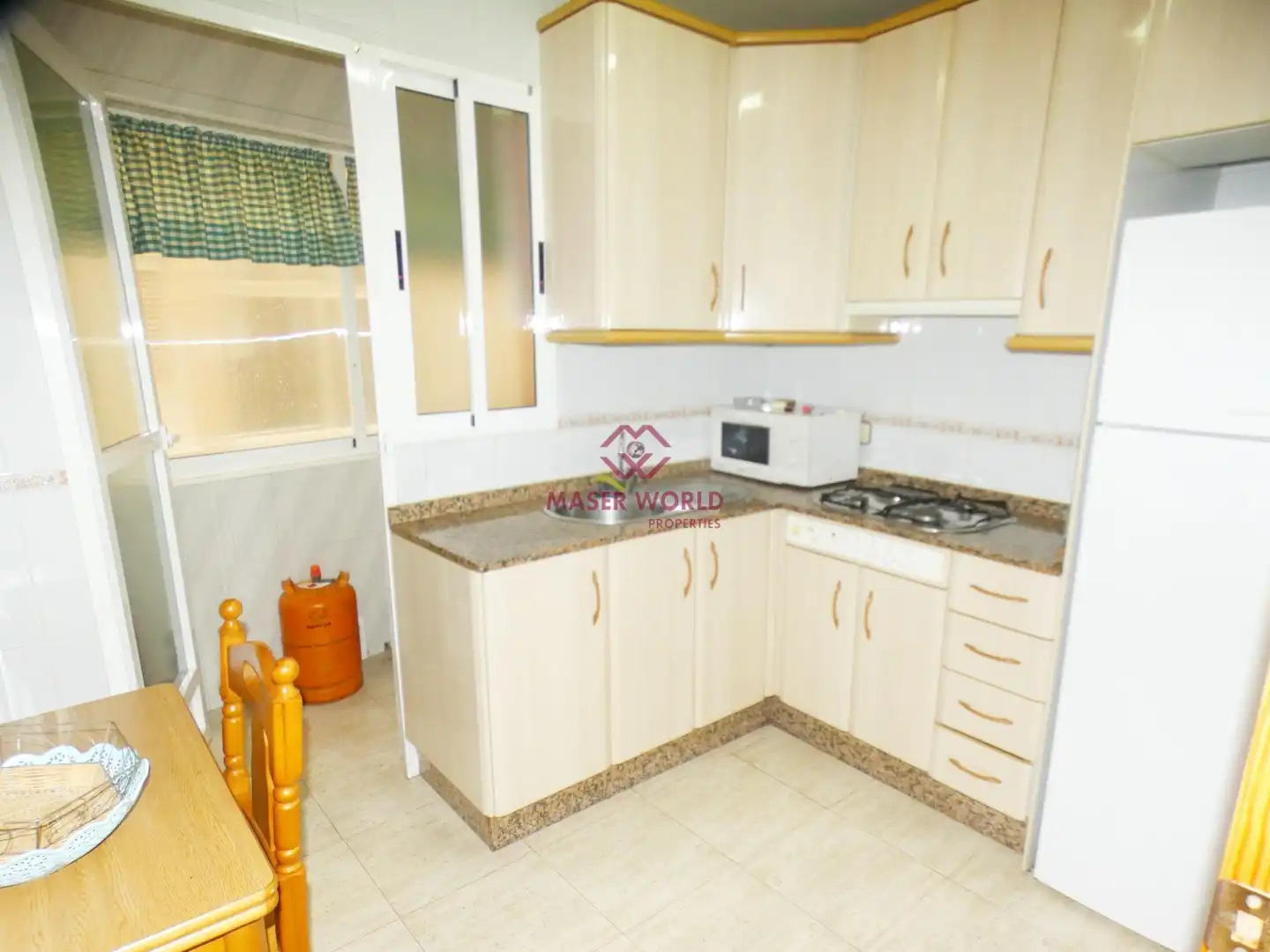 Kitchen of Flat for sale in Mazarrón  with Furnished and Balcony