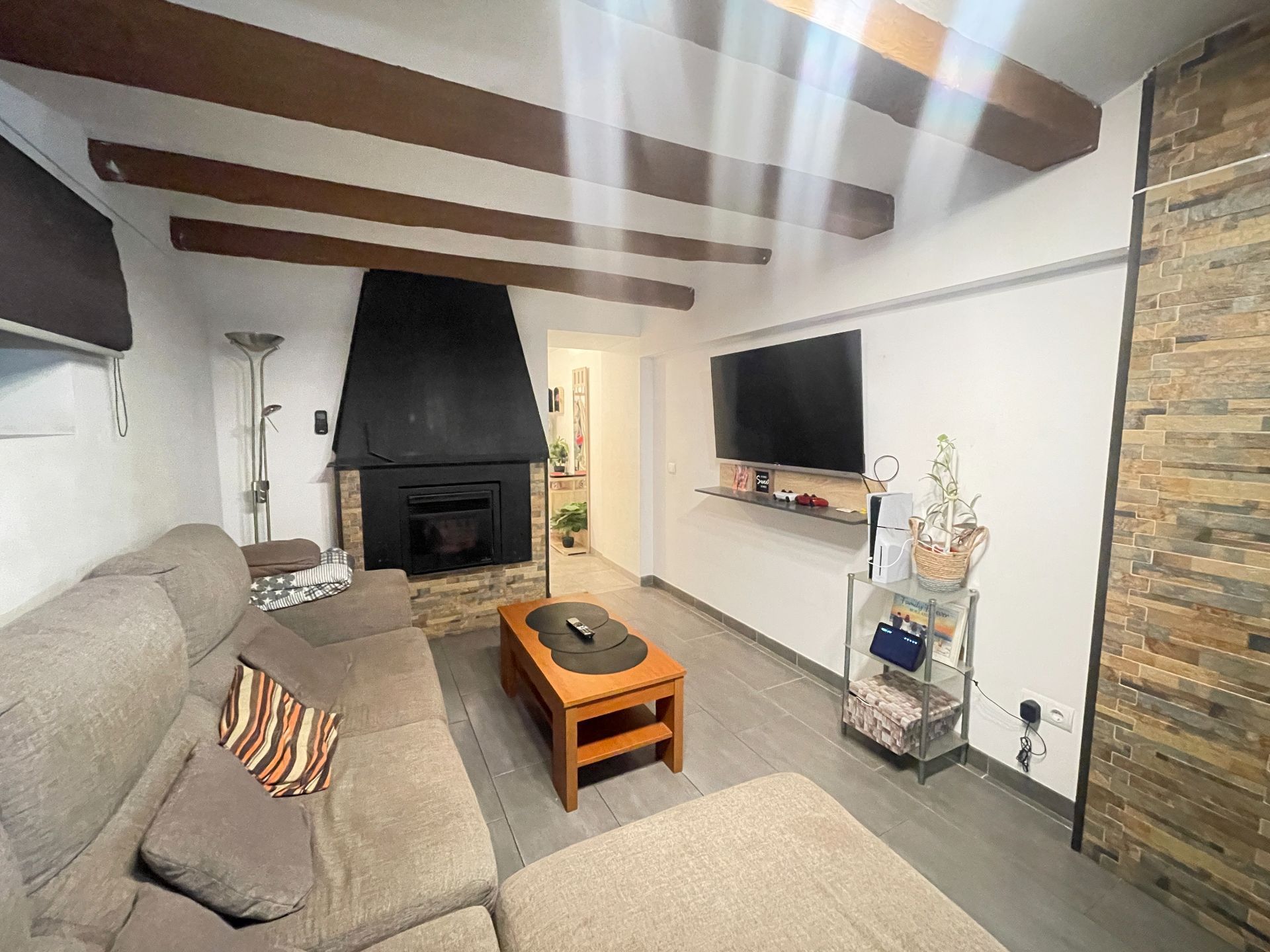 Sala d'estar de Casa o xalet en venda en Tortosa amb Calefacció, Jardí privat i Terrassa