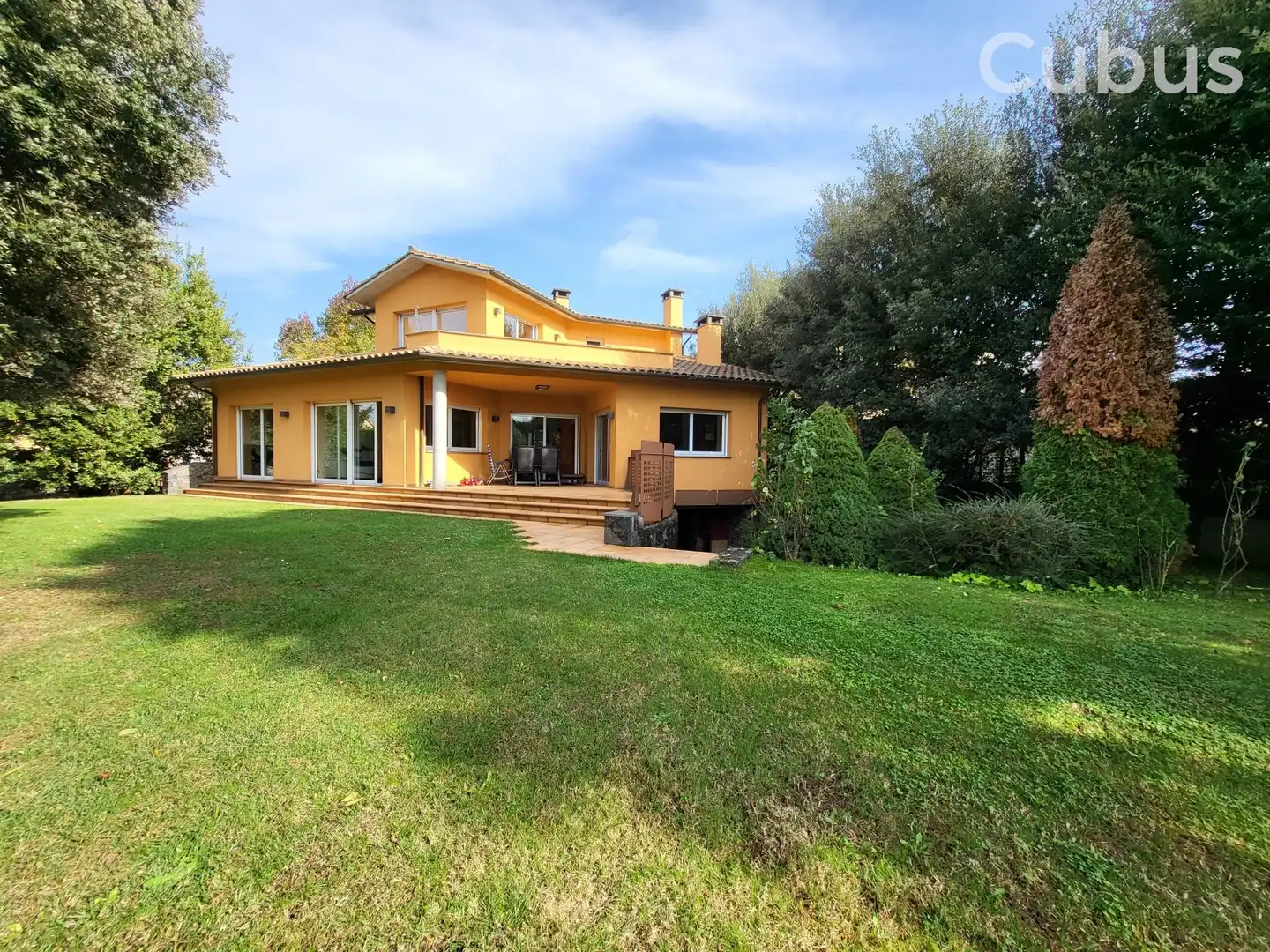 Garden of Houses for sale in Les Preses  with Air Conditioner, Heating and Terrace