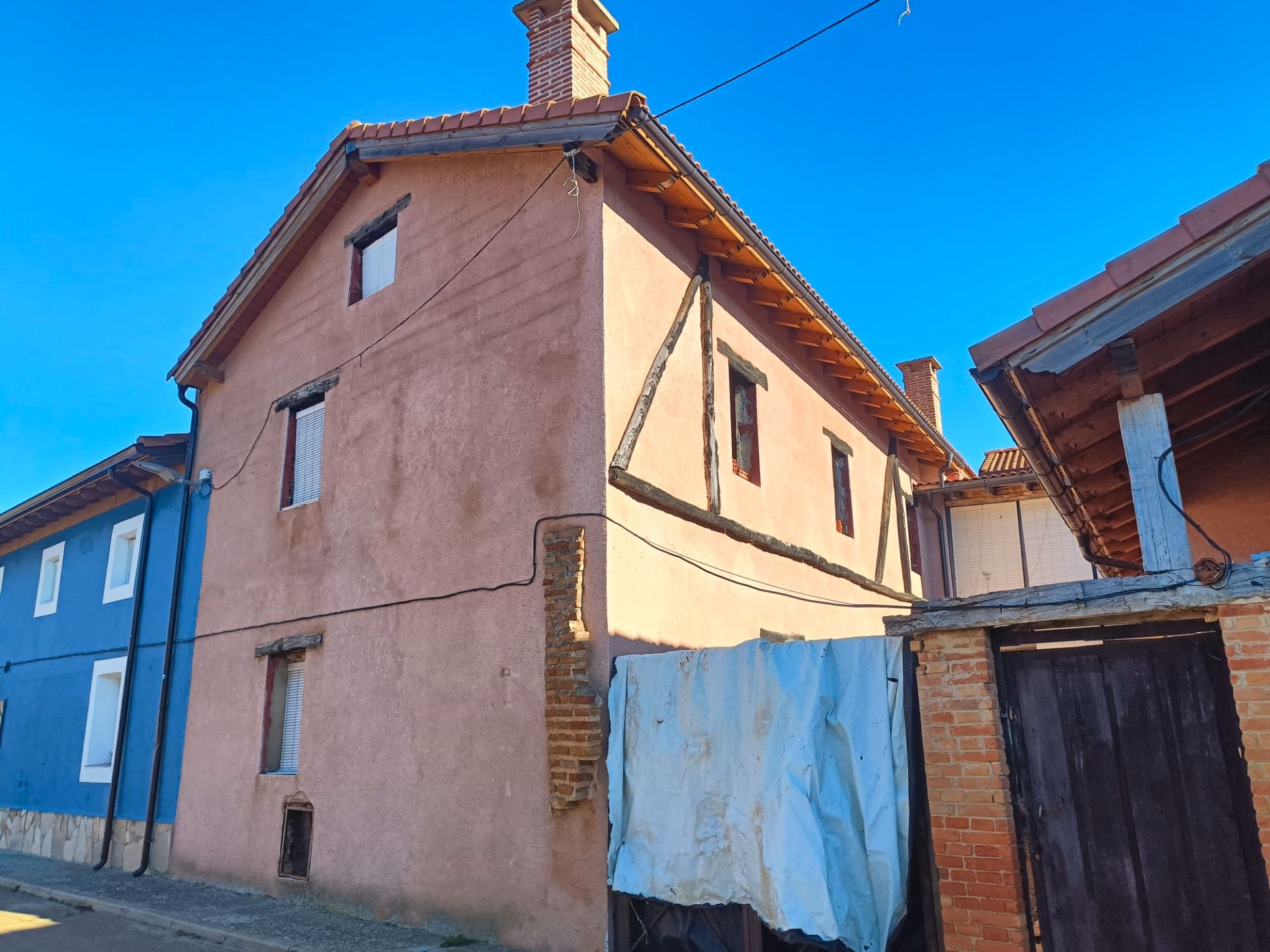 Exterior view of House or chalet for sale in Herrera de Pisuerga  with Private garden, Storage room and Balcony