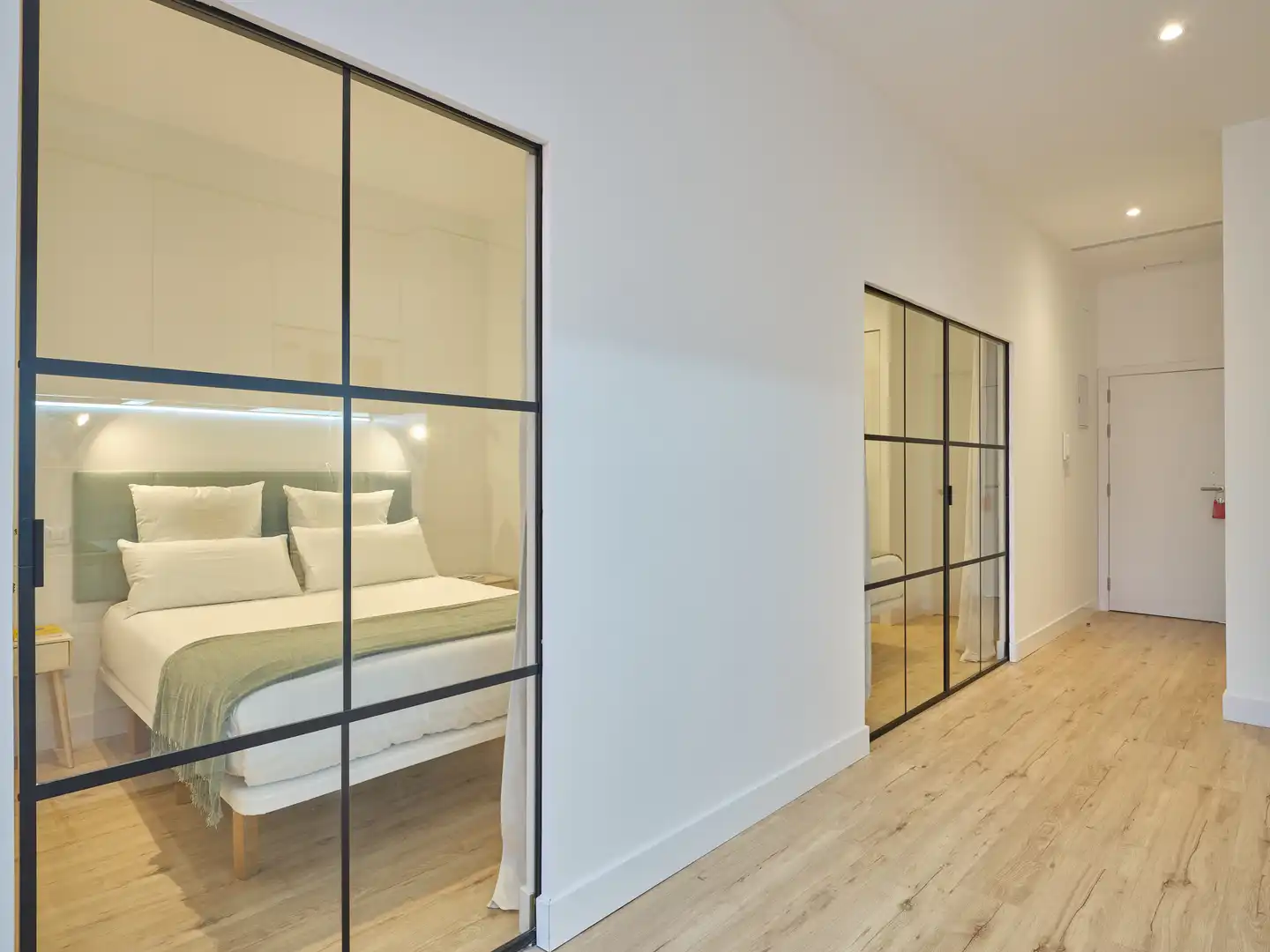 Habitación de Apartamento de alquiler en Madrid con Aire acondicionado, Amueblado y Lavadora