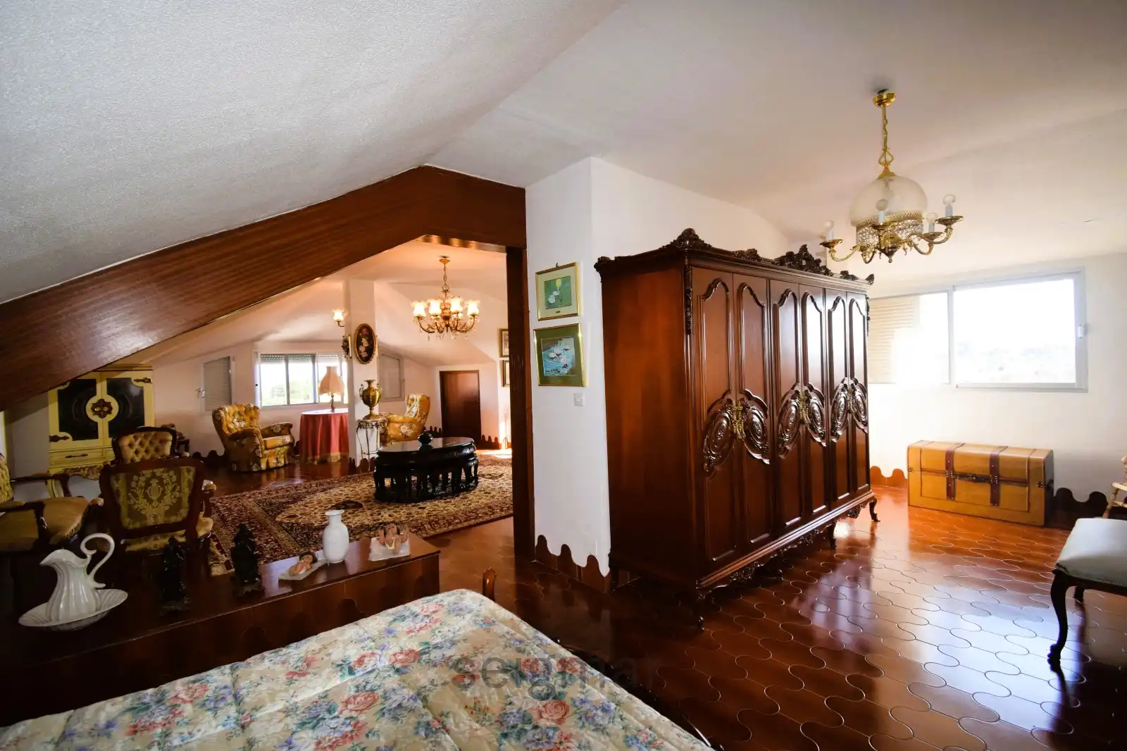 Living room of Houses for sale in Villajoyosa / La Vila Joiosa  with Air Conditioner, Heating and Private garden