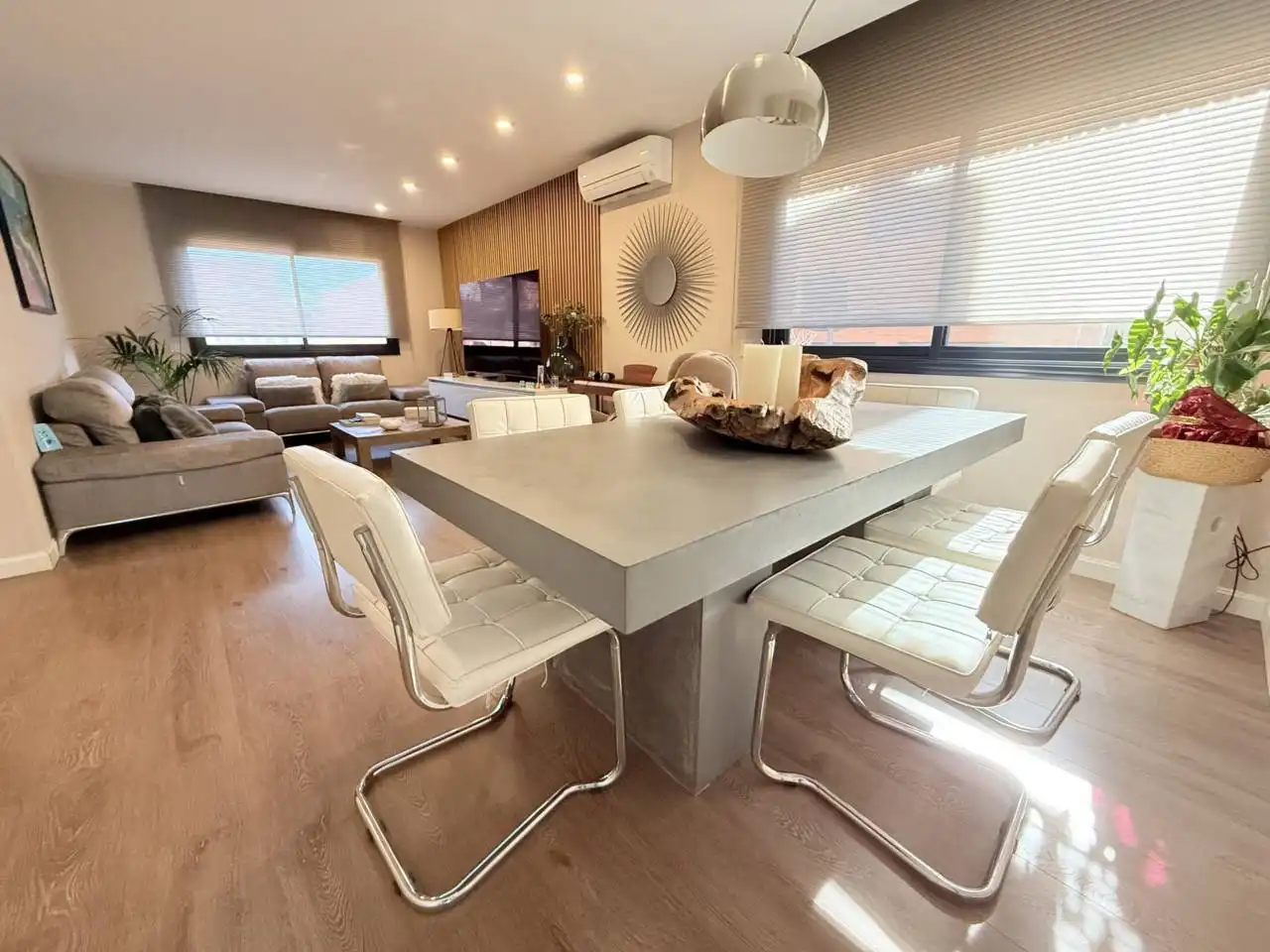 Dining room of Houses for sale in Santa Maria de Palautordera  with Air Conditioner, Heating and Terrace