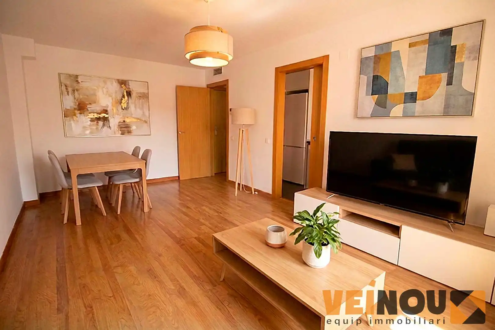 Living room of Flat for sale in Badalona  with Air Conditioner, Heating and Terrace