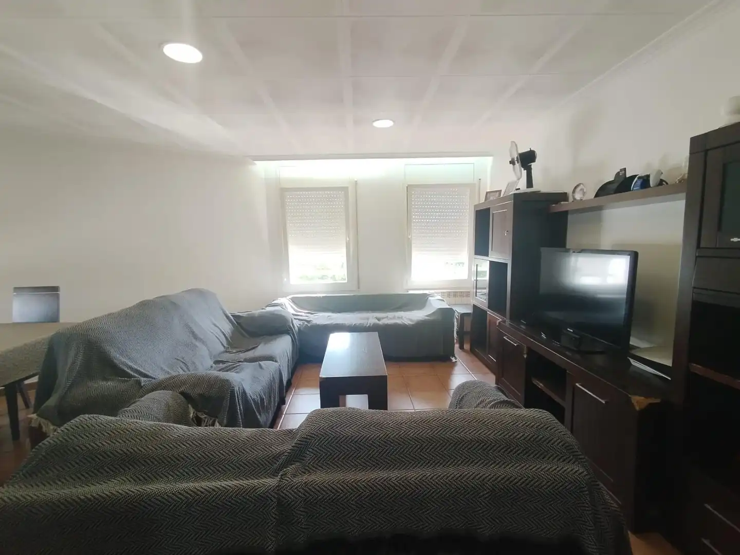 Sala de estar de Casa adosada en venta en Palafolls
