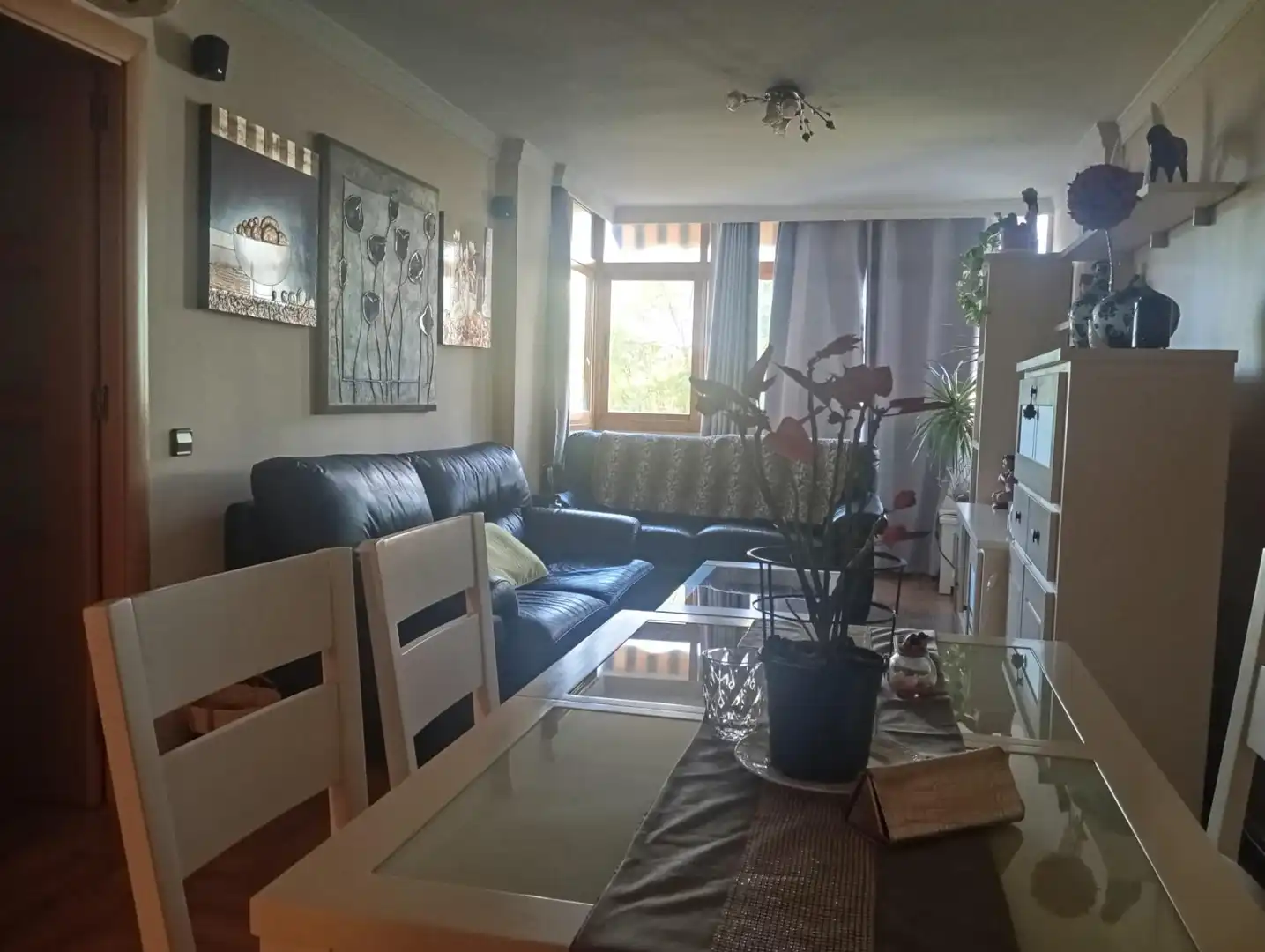 Living room of Flat for sale in Málaga  with Heating and Furnished