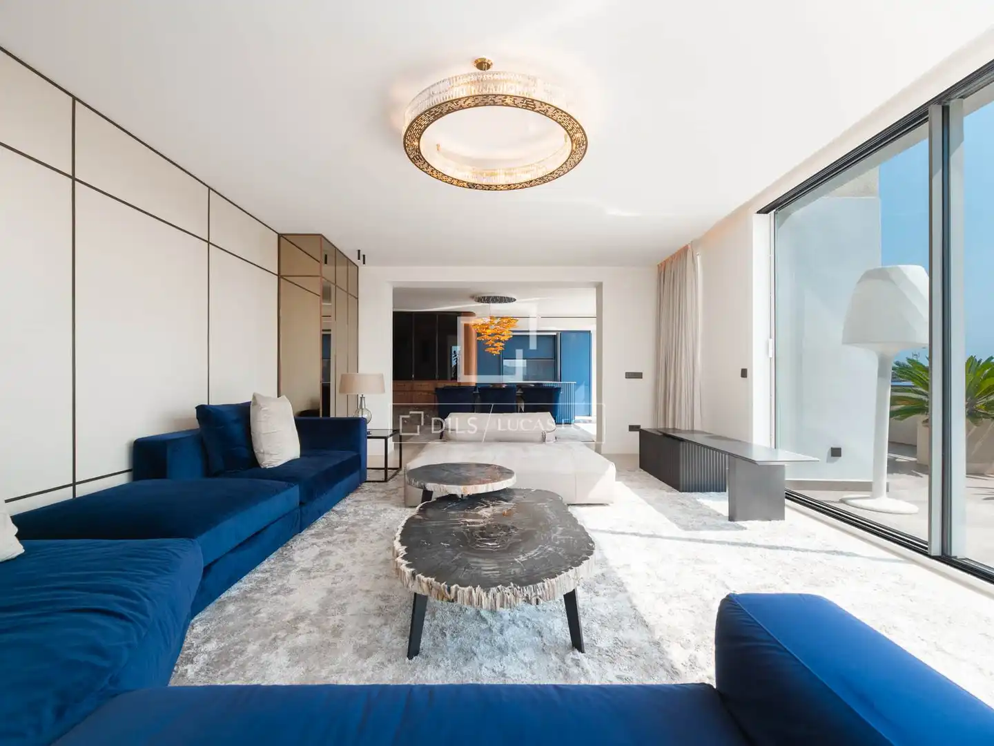 Living room of Flat for sale in Eivissa  with Air Conditioner, Heating and Furnished
