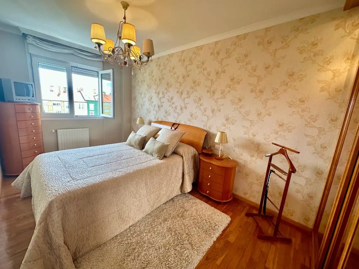 Bedroom of Flat for sale in Castrillón  with Heating, Private garden and Parquet flooring