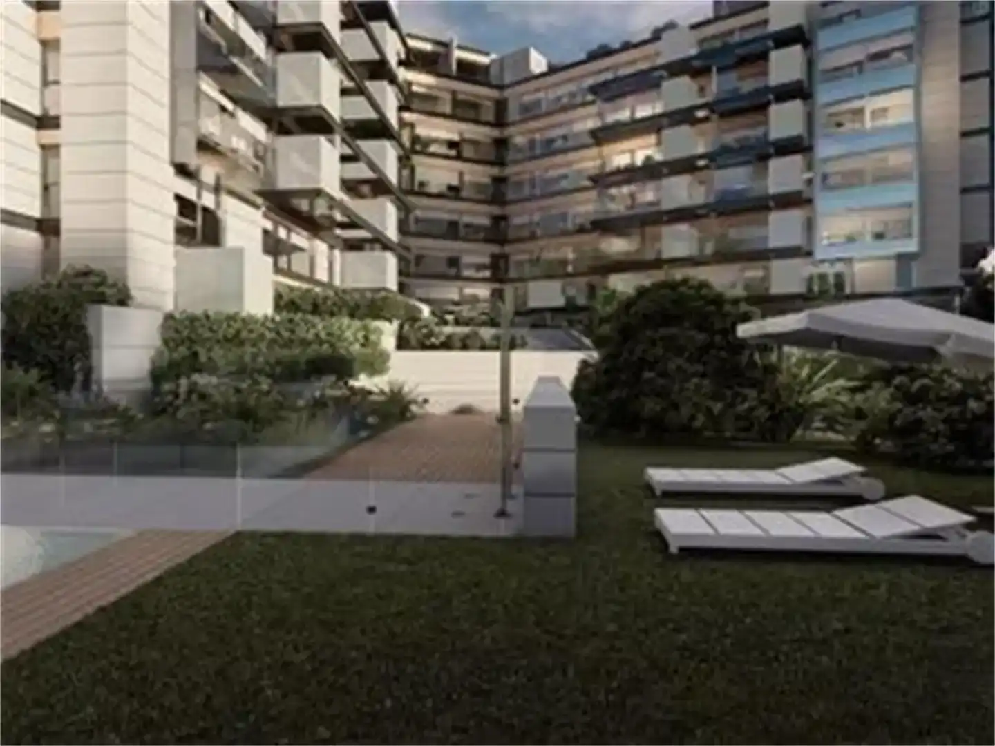 Terrasse von Wohnungen zur Miete in  Madrid Capital mit Klimaanlage und Schwimmbad