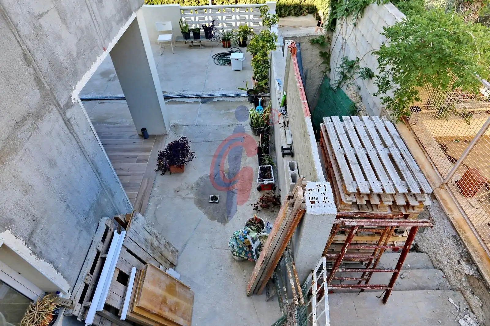 Terrassa de Casa o xalet en venda en Alicante / Alacant amb Jardí privat, Terrassa i Piscina