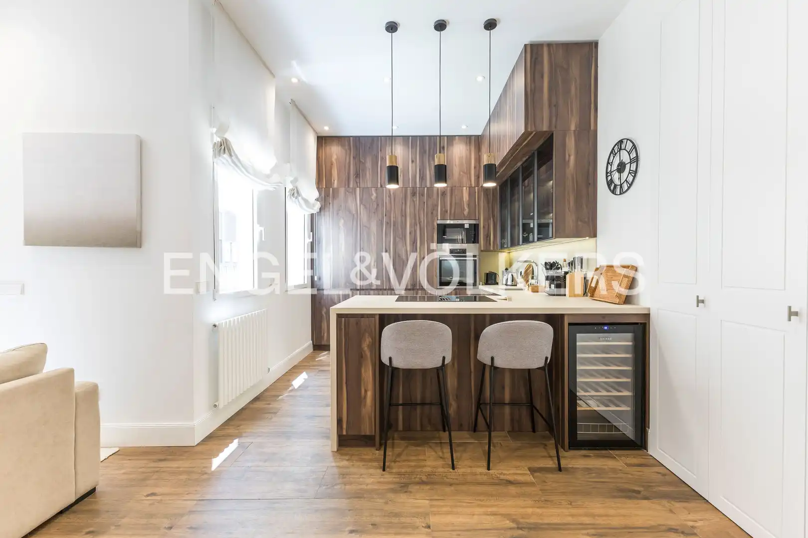 Küche von Wohnung zum Verkauf in Madrid mit Klimaanlage, Heizung und Terrasse