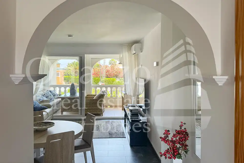 Sala de estar de Apartamento en venta en Dénia con Aire acondicionado, Calefacción y Terraza