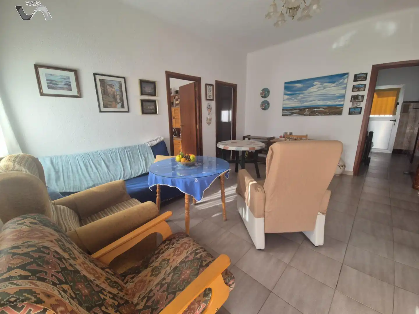 Sala de estar de Casa o chalet en venta en Puertollano con Aire acondicionado, Trastero y Piscina