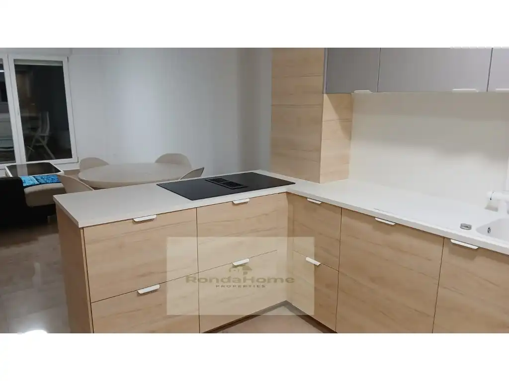 Cuina de Pis de lloguer en Manilva amb Terrassa
