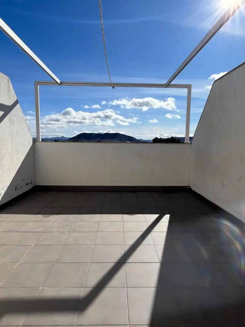 Terrasse von Wohnung zum Verkauf in Tobarra mit Klimaanlage, Heizung und Terrasse