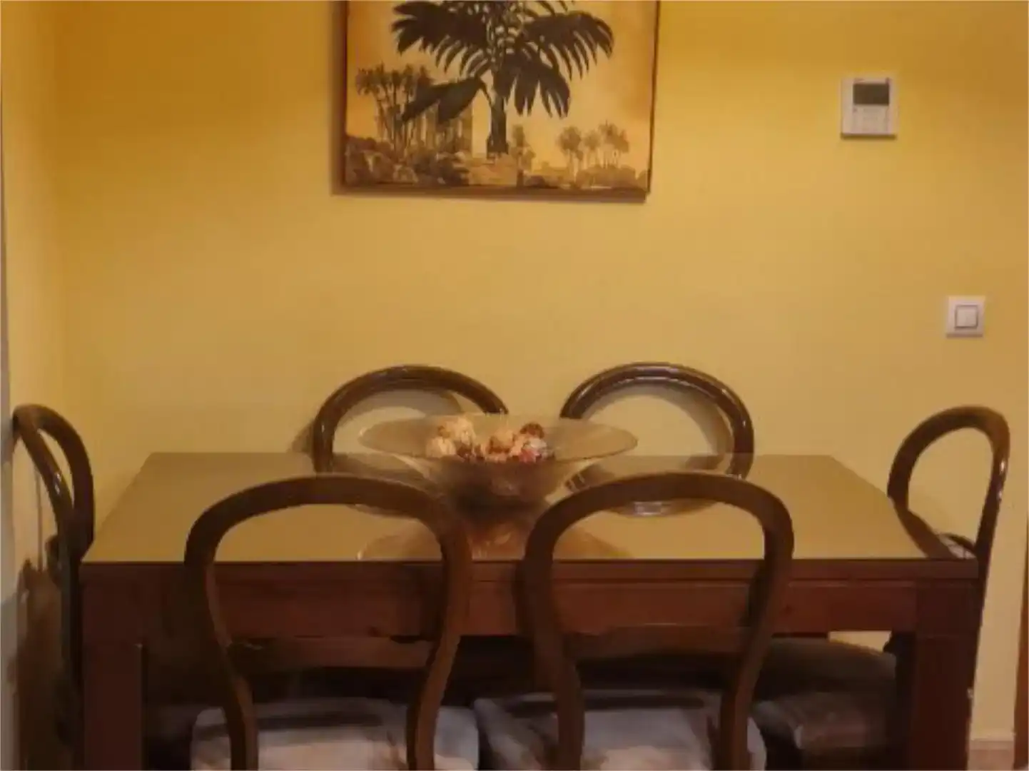 Dining room of Flat for rent in Mérida  with Air Conditioner, Furnished and Balcony