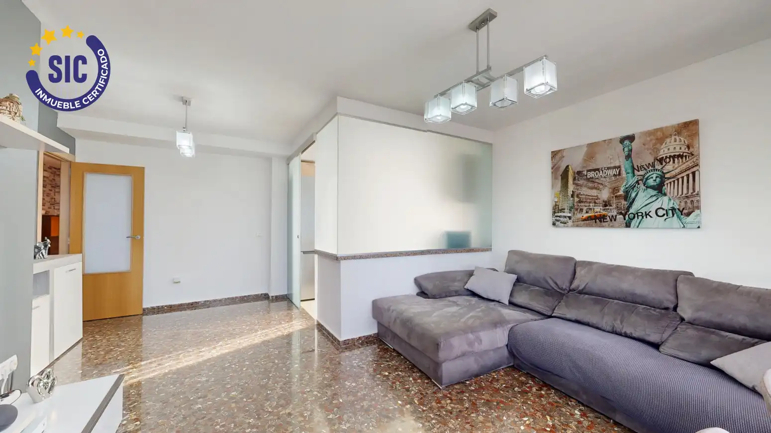 Sala d'estar de Pis en venda en Camí Reial 