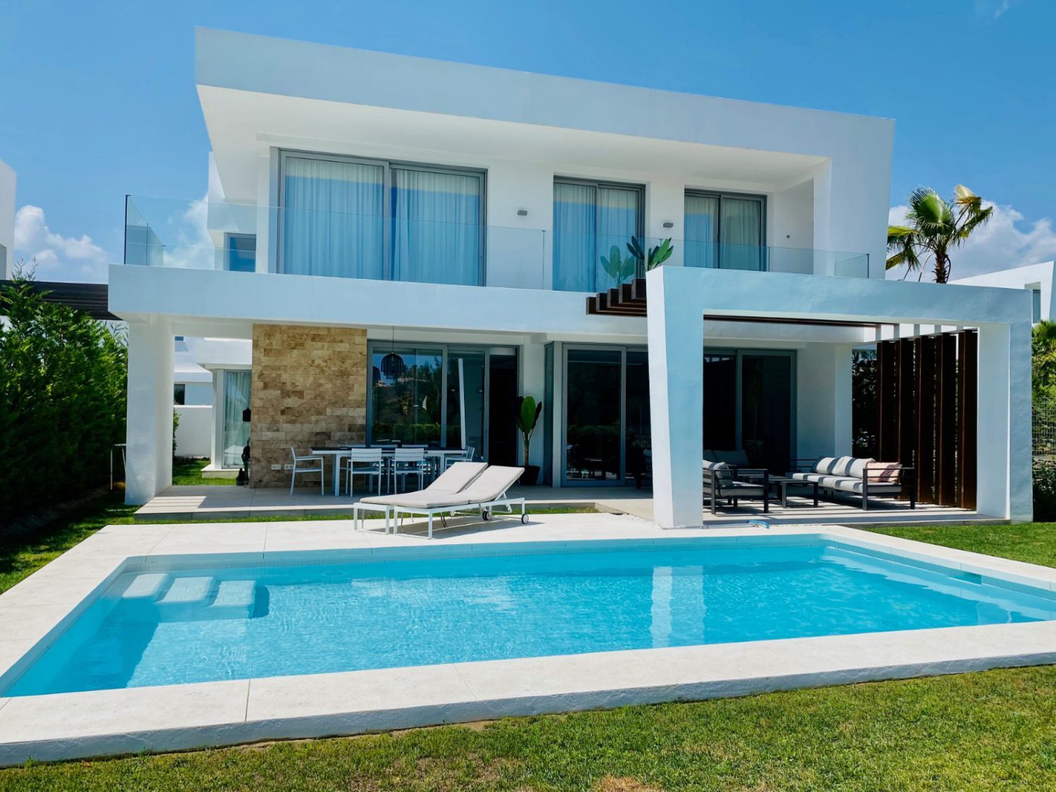 Piscina de Casa o chalet de alquiler en Marbella con Amueblado