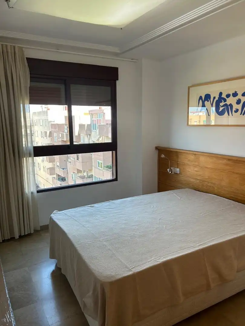 Bedroom of Flat for rent in Valencia  with Air Conditioner, Storage room and Furnished