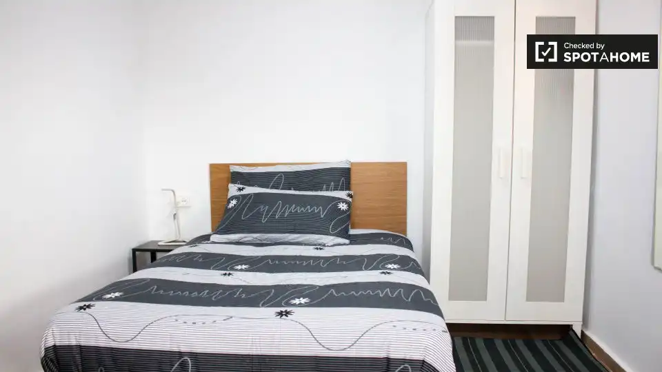 Habitación de Piso de alquiler en Barcelona con Aire acondicionado, Calefacción y Amueblado