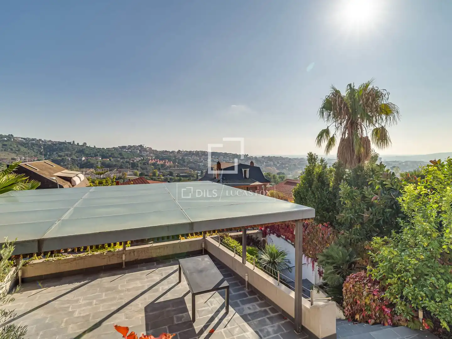 Terraza de Casa o chalet de alquiler en Sant Just Desvern con Aire acondicionado, Calefacción y Jardín privado