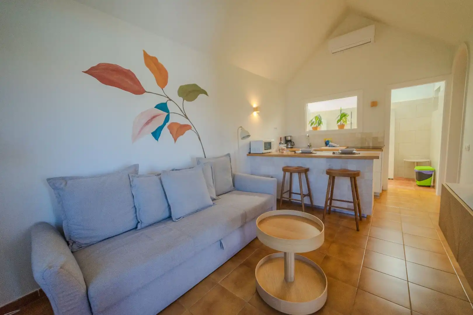 Sala d'estar de Casa o xalet en venda en San Bartolomé de Tirajana amb Aire condicionat, Jardí privat i Terrassa