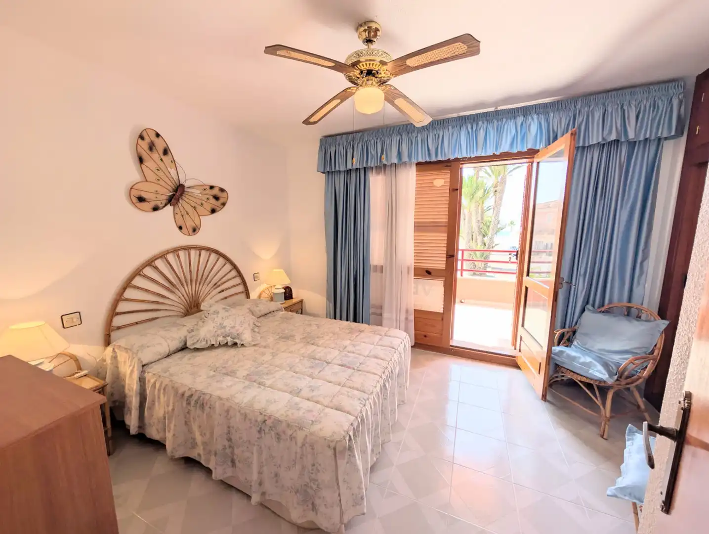Habitación de Casa adosada en venta en Mazarrón con Aire acondicionado, Jardín privado y Terraza