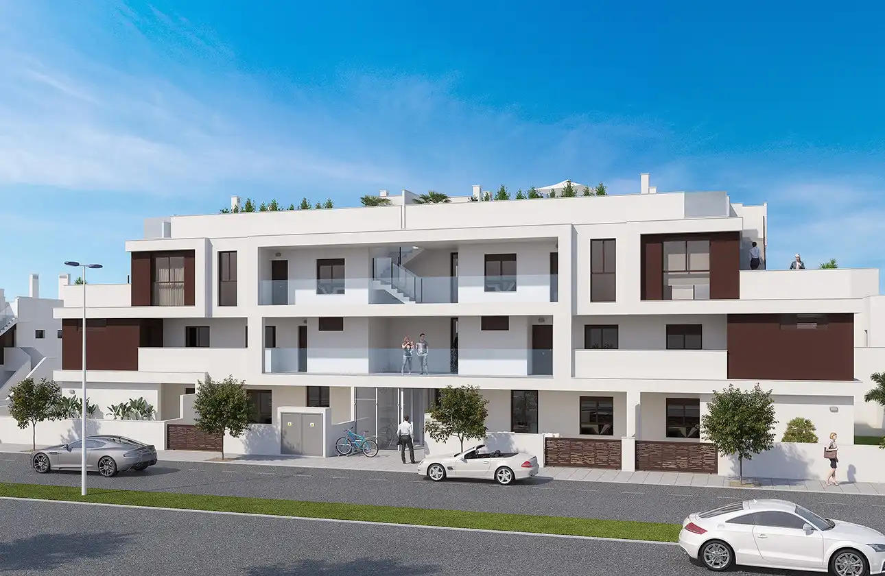 Vista exterior de Apartamento en venta en Pilar de la Horadada con Aire acondicionado, Calefacción y Terraza