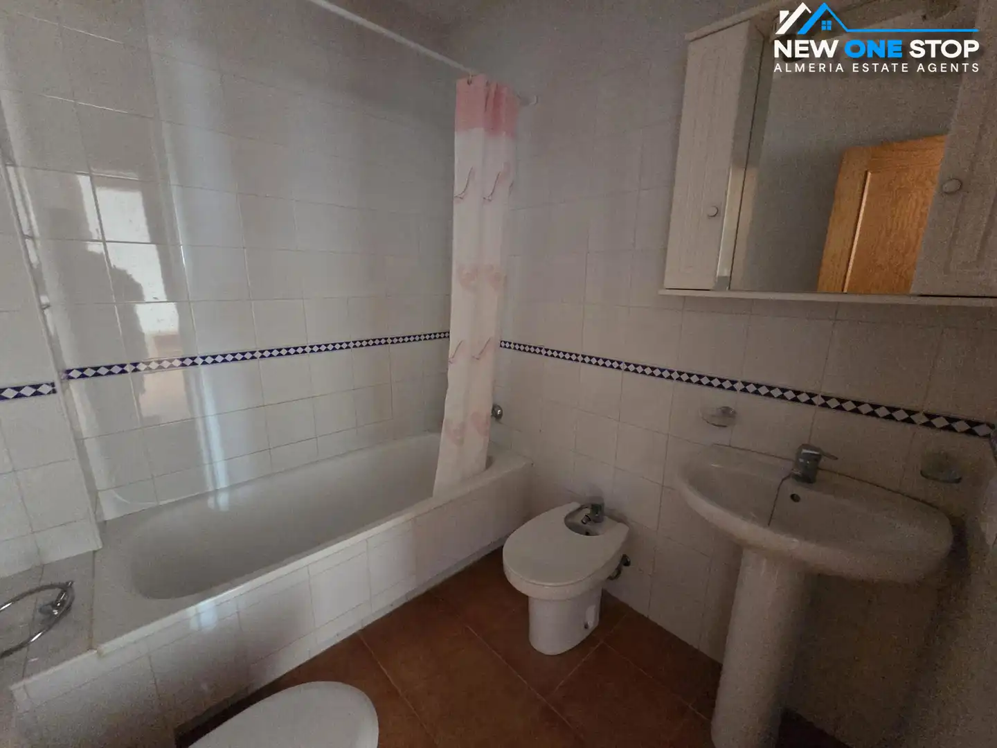 Bany de Apartament en venda en Mojácar amb Aire condicionat, Terrassa i Moblat