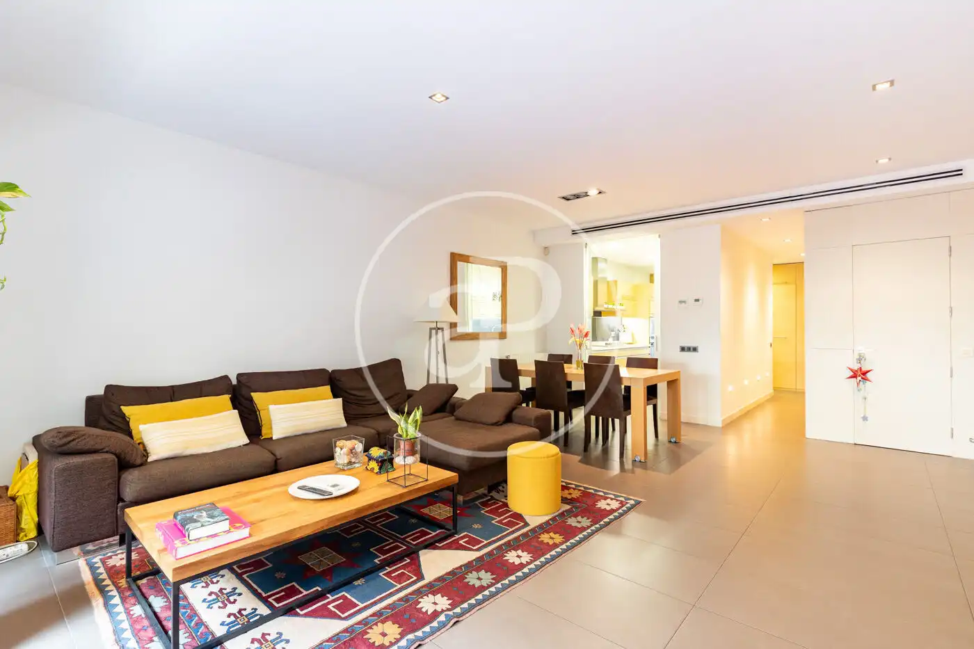Sala de estar de Casa o chalet en venta en Barcelona con Aire acondicionado, Calefacción y Terraza