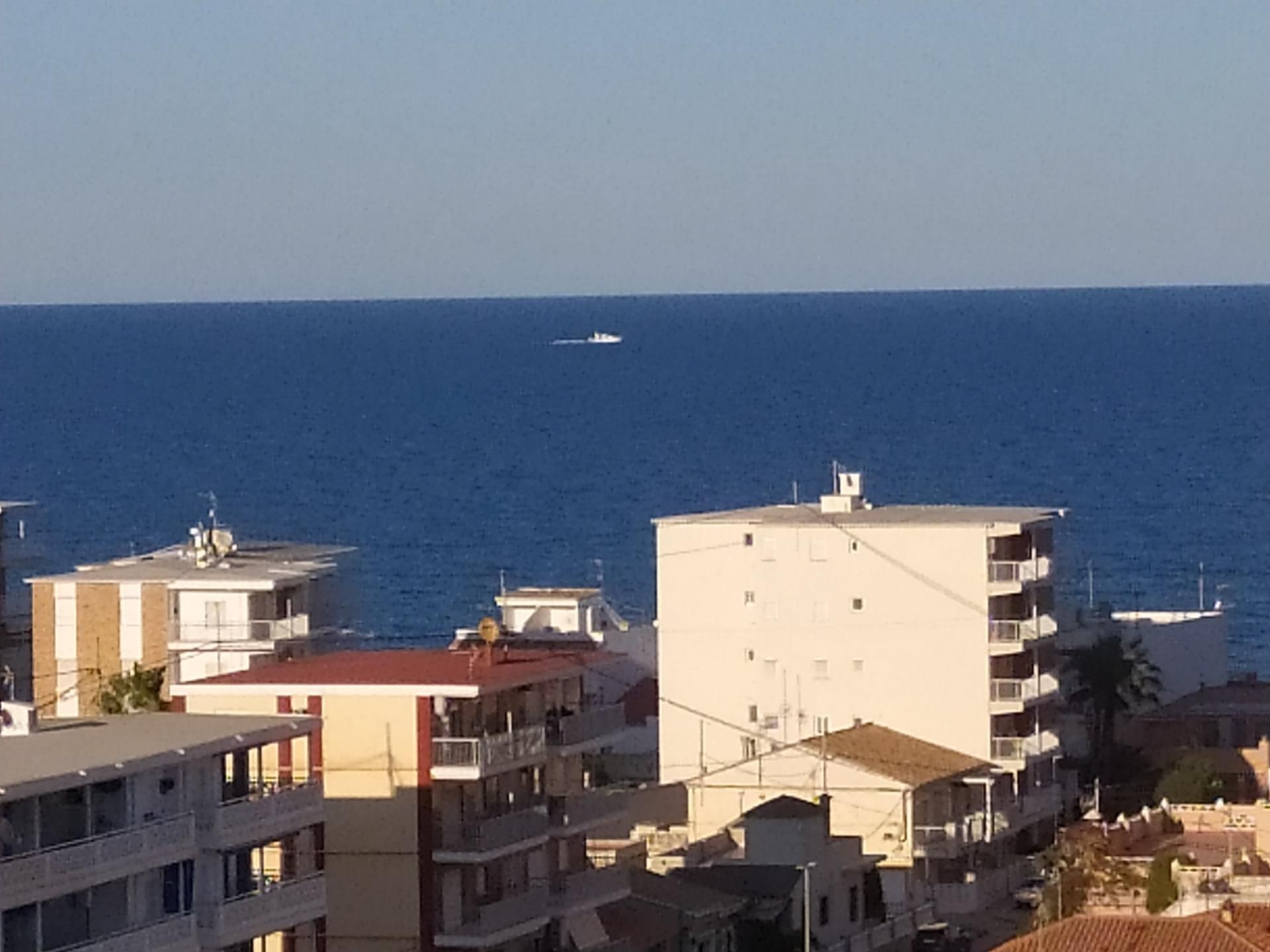 Vista exterior de Àtic en venda en Piles amb Aire condicionat, Terrassa i Balcó