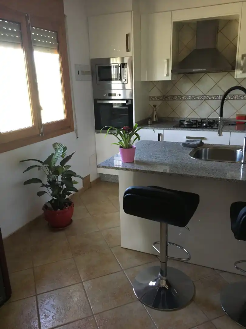 Cocina de Finca rústica en venta en Cuevas del Campo con Jardín privado, Parquet y Terraza