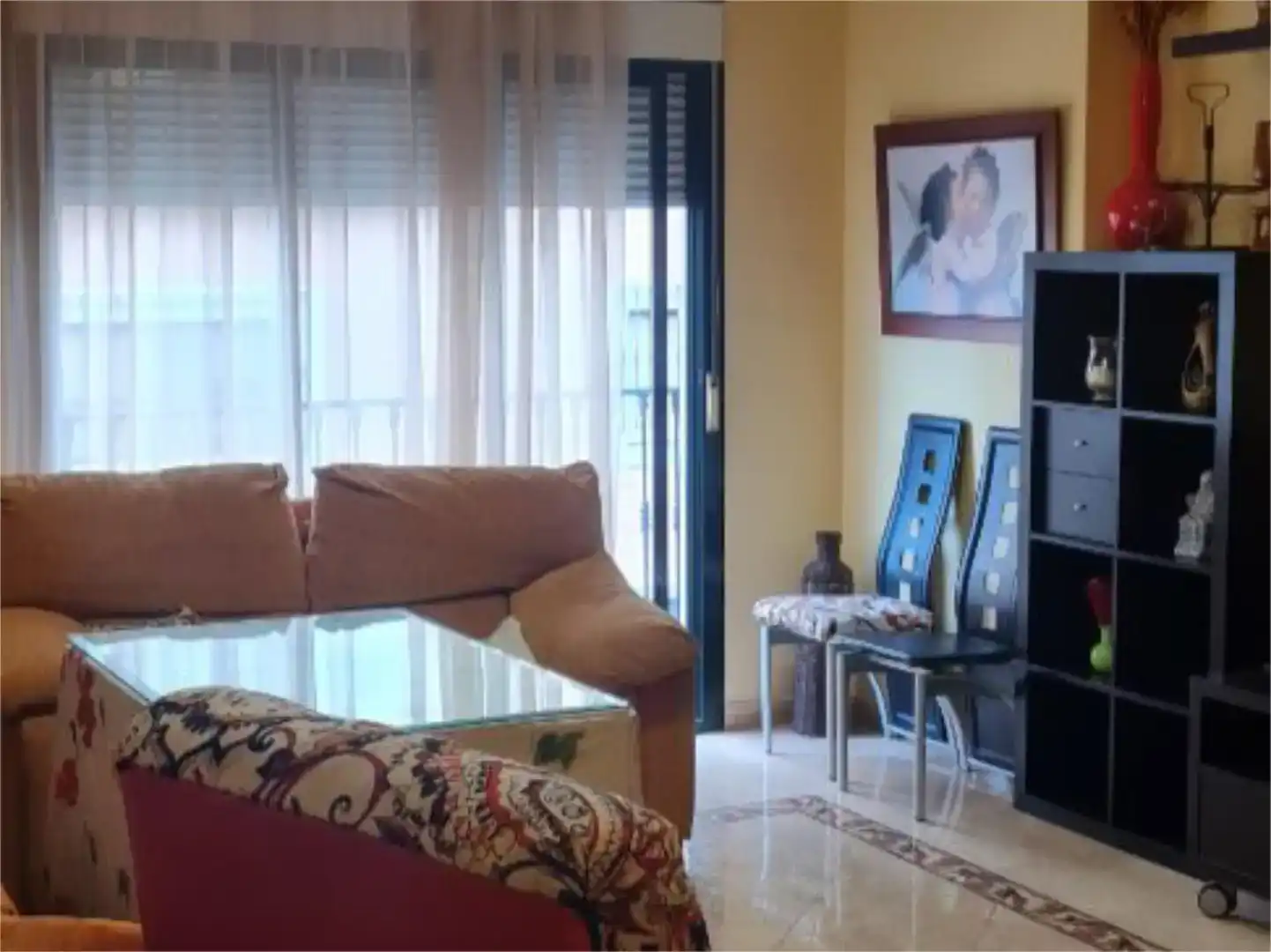 Living room of Flat for rent in Mérida  with Air Conditioner, Furnished and Balcony