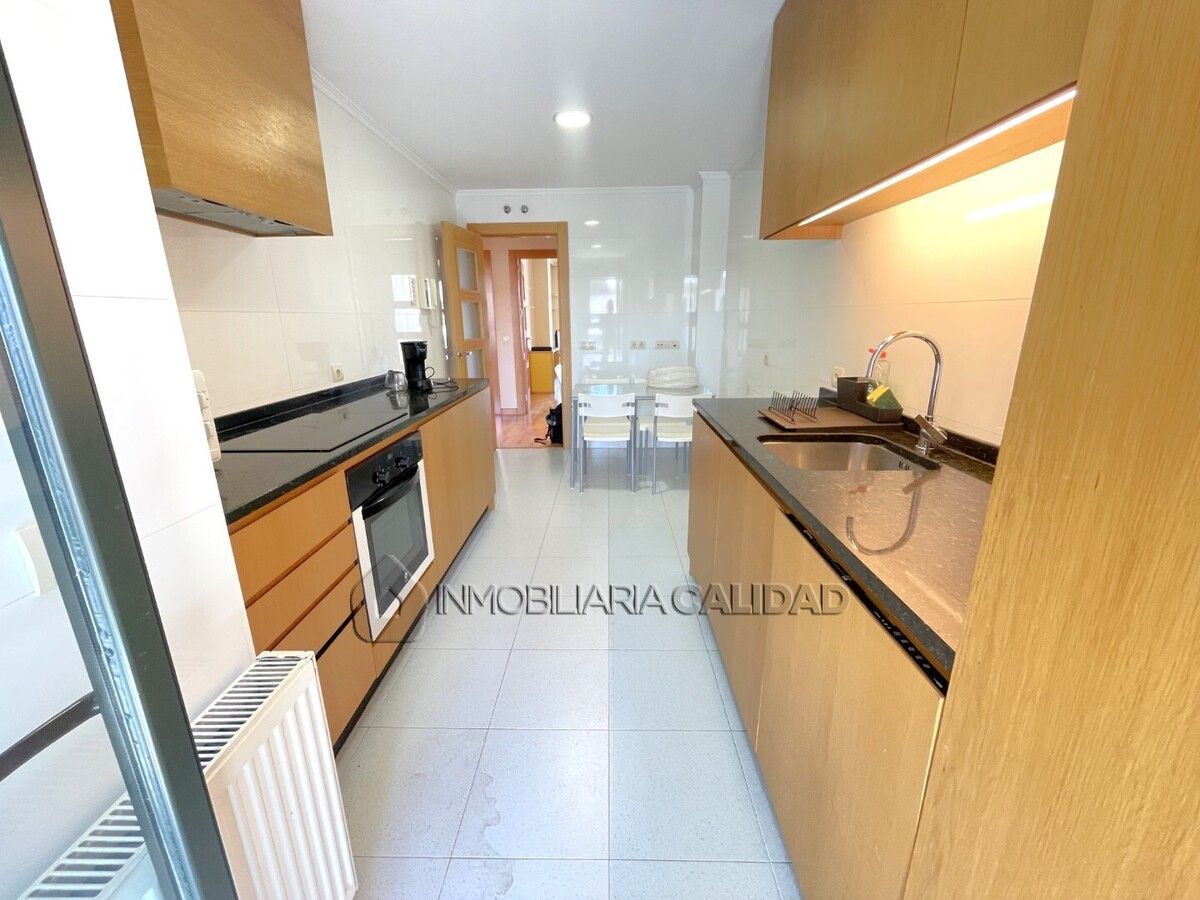 Kitchen of Flat for sale in Burgos Capital  with Heating, Terrace and Furnished