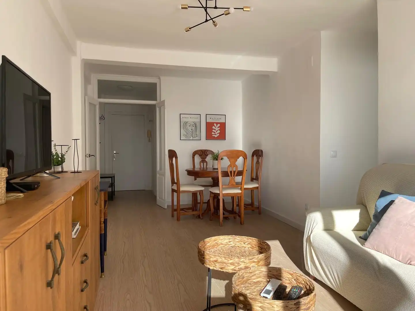 Comedor de Piso de alquiler en Málaga con Aire acondicionado, Amueblado y Lavadora