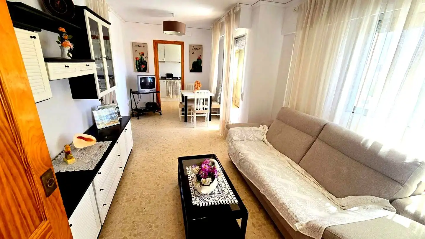 Living room of Apartments for rent in Gandia  with Terrace, Furnished and Community pool