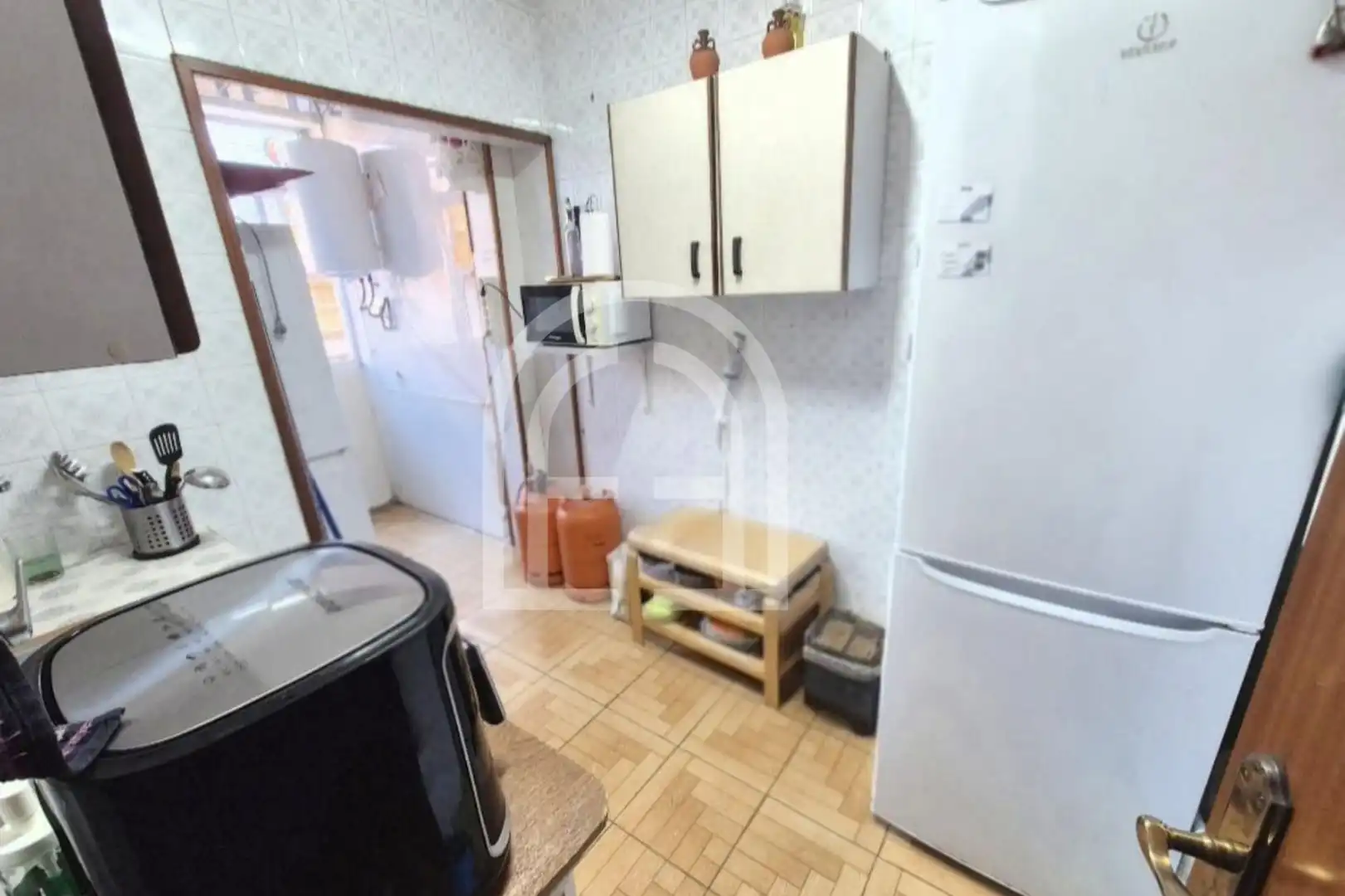 Kitchen of Flat for sale in Cornellà de Llobregat  with Air Conditioner and Balcony