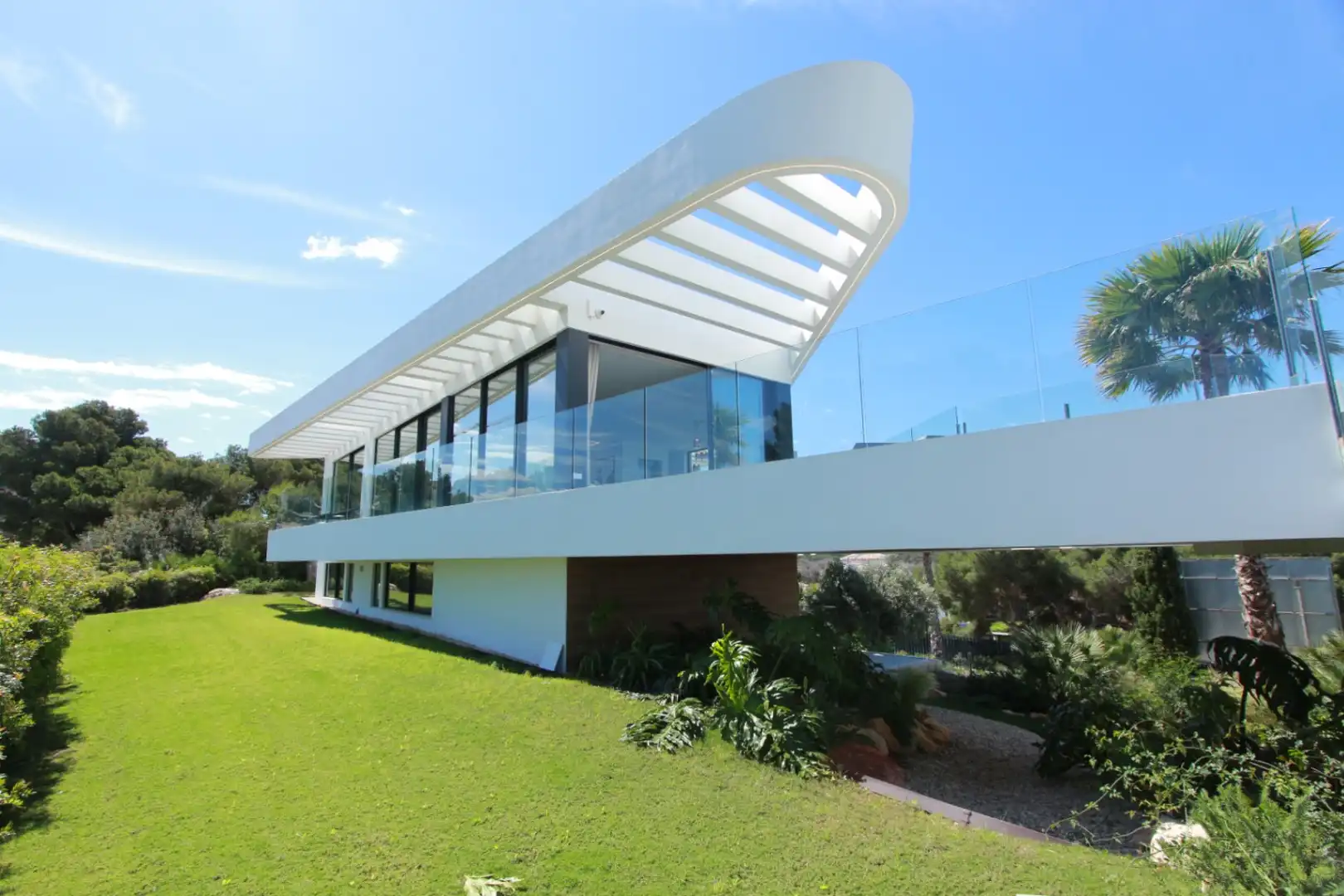 Vista exterior de Casa o xalet en venda en Jávea / Xàbia amb Aire condicionat, Calefacció i Jardí privat