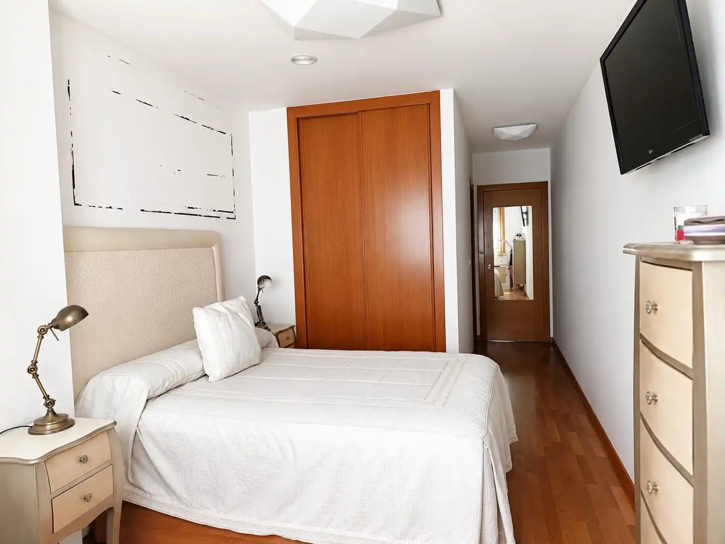 Bedroom of Flat for sale in A Coruña Capital   with Heating, Parquet flooring and Terrace