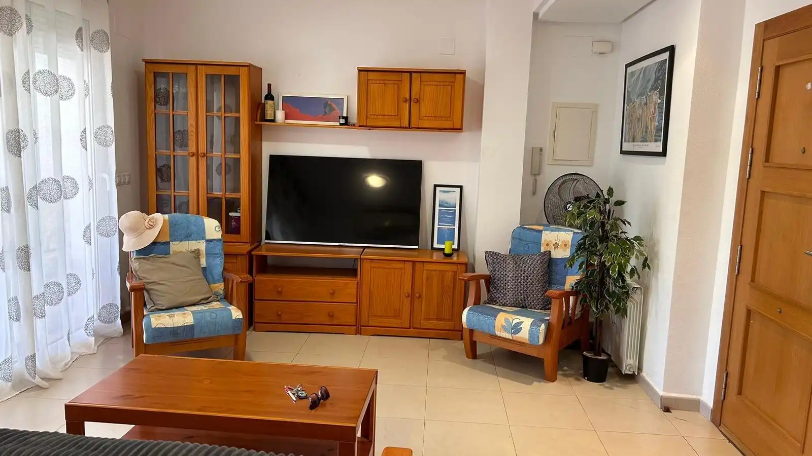 Sala d'estar de Planta baixa de lloguer en Torre-Pacheco amb Aire condicionat, Calefacció i Jardí privat